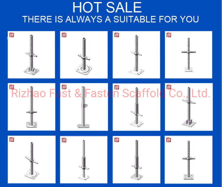 OEM Scaffolding Screw Jack Scaffolding Tools Shoring Screw Jack