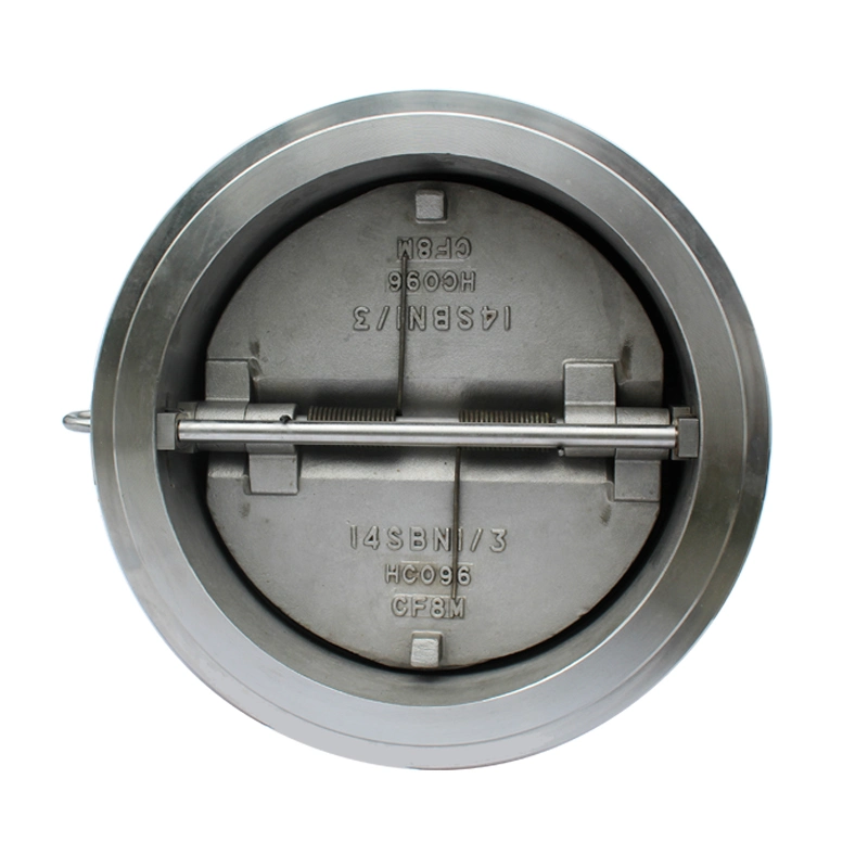 15olbs-600lbs Cast Steel Stainless Steel API Valve Non Return Valve Wafer Dual Disc Check Valve