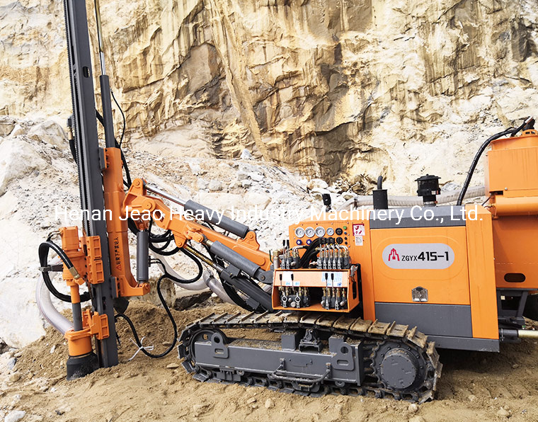 Zgyx415-1 Crawler Hydraulic DTH Blasting Rock Blasting Mining Drilling Rig