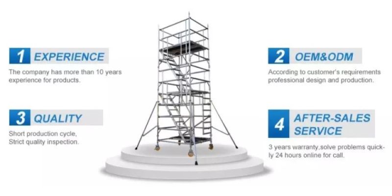 Stable Aluminum Truss Movable Speaker Stand Truss Lift Tower Scaffolding