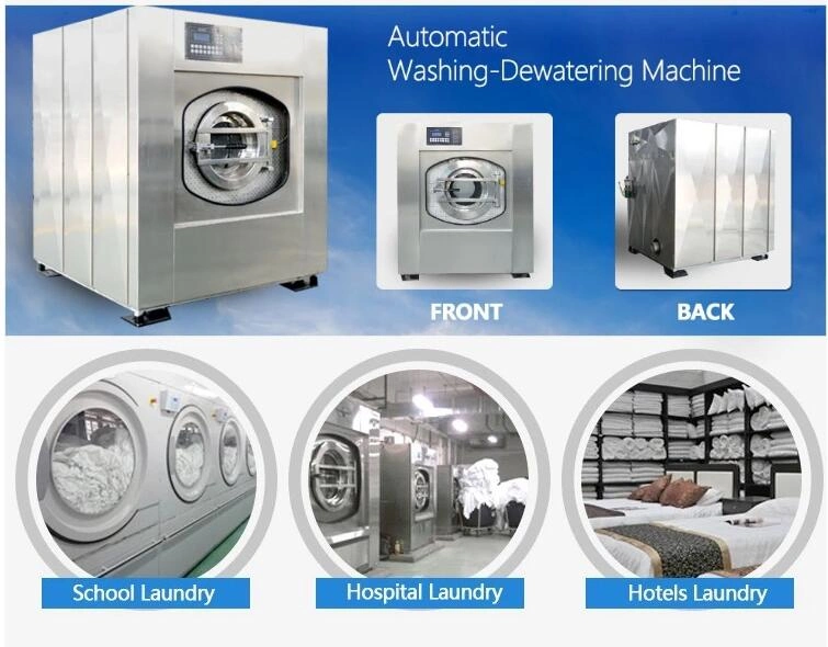 Laundry Self-Service Machine (washer extractor) Hospital Blanket Washing Machine Industrial 30kg, 50kg, 70kg, 100kg, 120kg Washing Machine Manufacturers