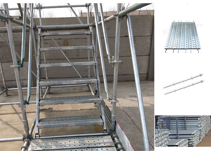 Universal Ringlock Stair Scaffolding System for Deep Foundation Project