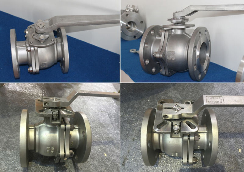 Floating Electric Actuated Stainless Steel 2PC Flanged Ball Valve