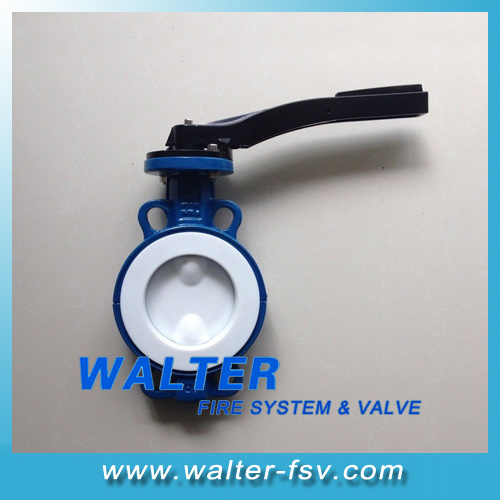 PTFE Seated Flange Butterfly Valve