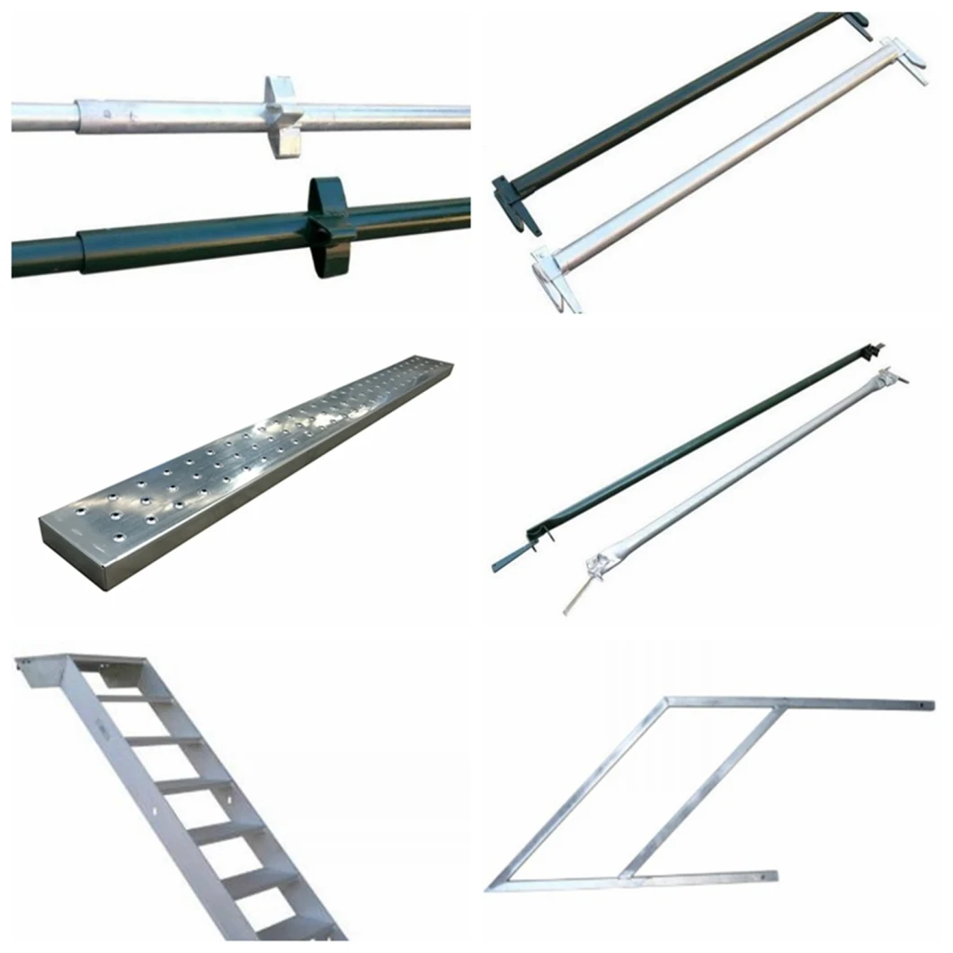 Safe SGS Approved Galvanized Metal Scaffold Plank with Hook