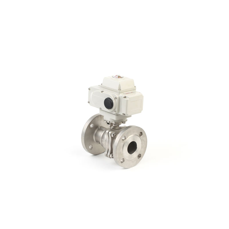 2PC Stainless Steel 304/316 Flanged Ball Valve with Electrical Actuator