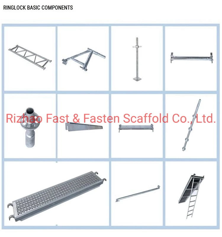 High Durability Scaffold Q235 Steel Ringlock Scaffolding Poles System Standard with Spigot