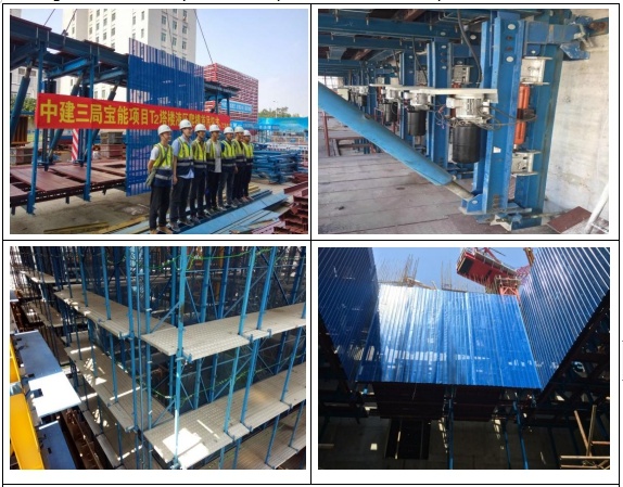 Chiese Manufacture Steel Scaffolding Work Platform Self Climbing Scaffold