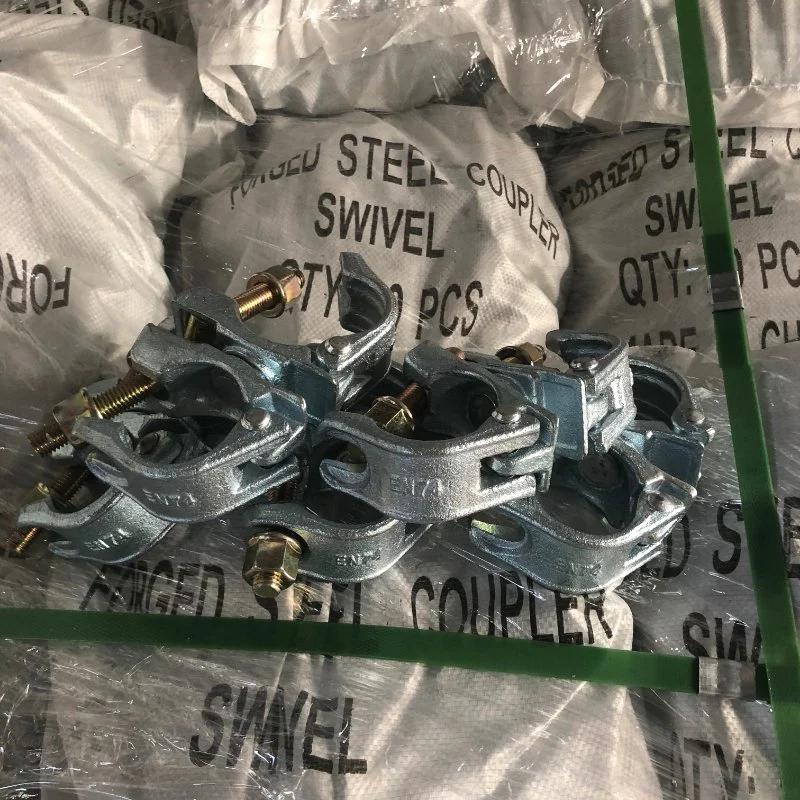 China Supplier Scaffolding Fitting German Type Scaffold Clamp Drop Forged Swivel Coupler for Scaffold