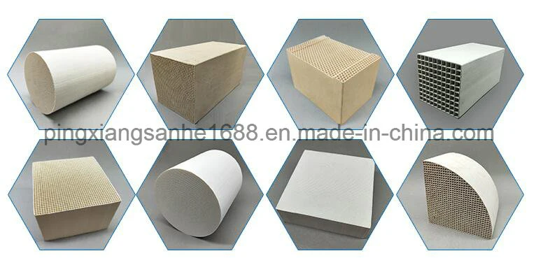Ceramic Heat Matrix Ceramic Heat Storage Block Honeycomb Ceramics