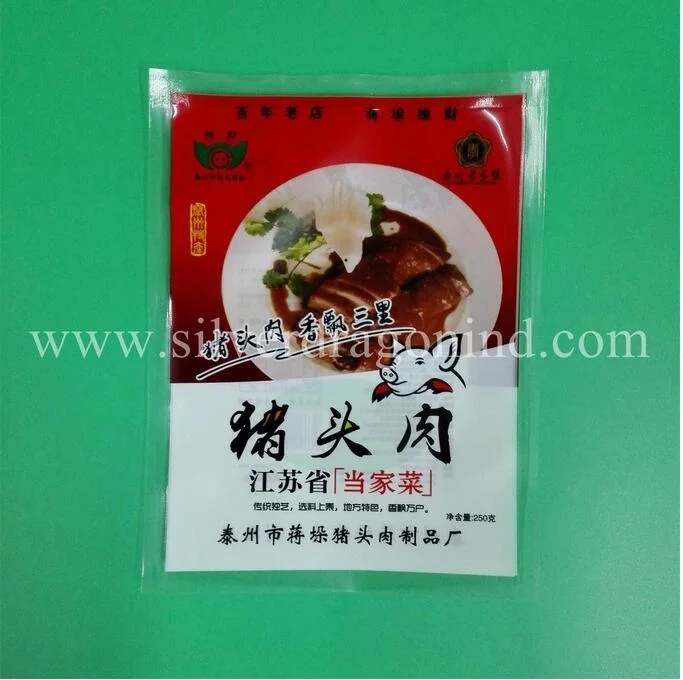 Custom Plastic Vacuum Bags for Cooked Food Snack Packaging