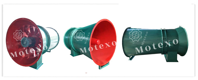 Local Ventilation Axial Type Fan for Underground Coal Mine Ventilation System