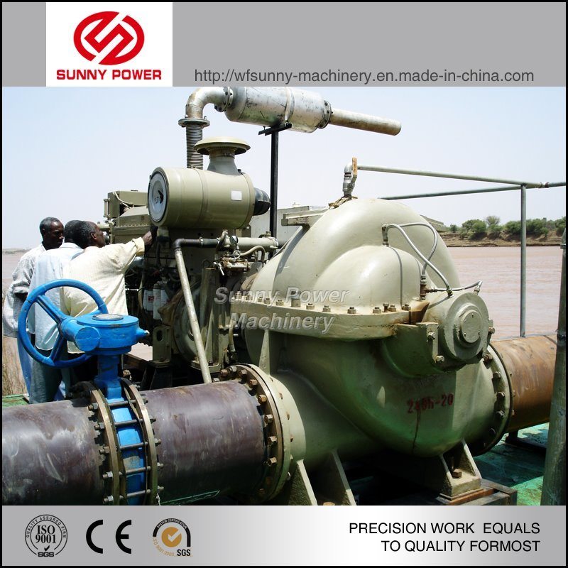 Diesel Water Pump for Waste Water Discharge with Horizontal