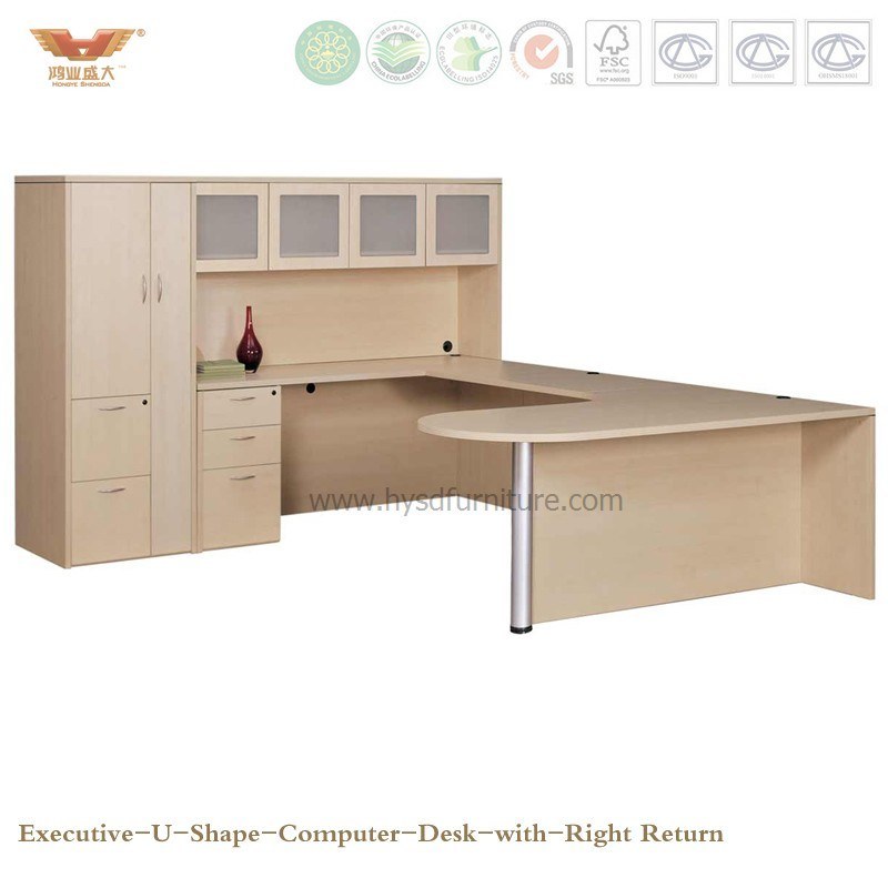 U Shape Office Executive Table Combination Office Desk Unit (H60-0105)