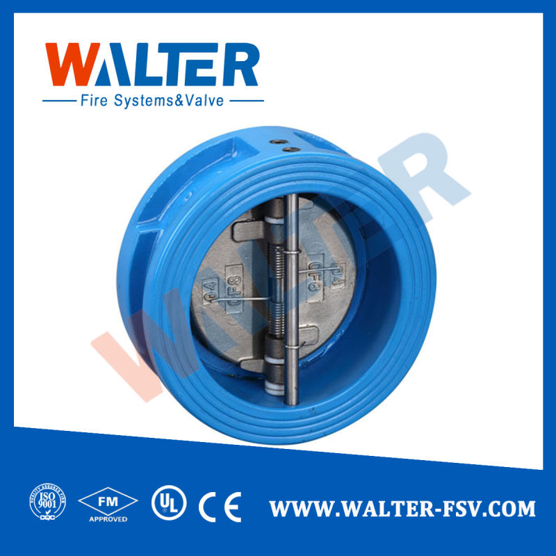 Ductile Iron Double Disc Wafer Check Valve with EPDM NBR Seat