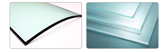 Low-E Coated Curved Tempered Heat Bending for Insulated Glass
