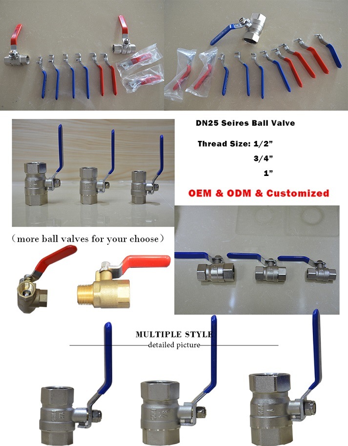Forged Cw617n Brass Ball Valve Water Valve and Gas Ball Valve