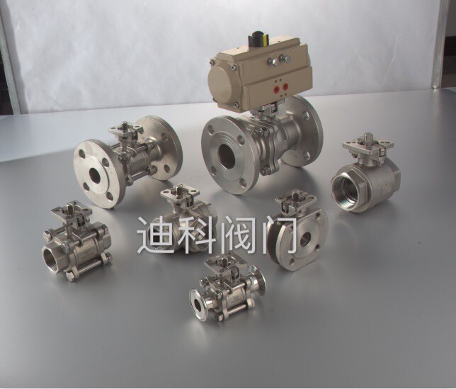 Pneumatic Stainless Steel 2PC Full Port Ball Valve with Ce Certificate