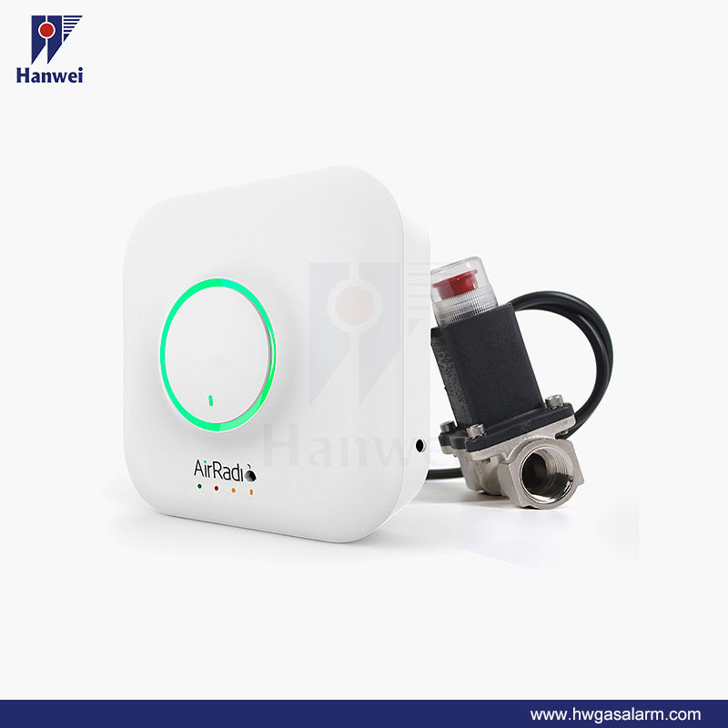 Airradio Wireless Smart Natural Gas Alarm with Gas Shut-off Valve