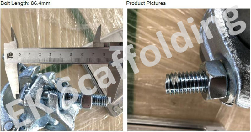 Scaffold Clamp Fixed Fitting Drop Forged Double Coupler Scaffolding
