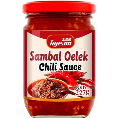 Chili Sauce Hot Dipping Sauce Sambal Oelek Chili Sauce 227g