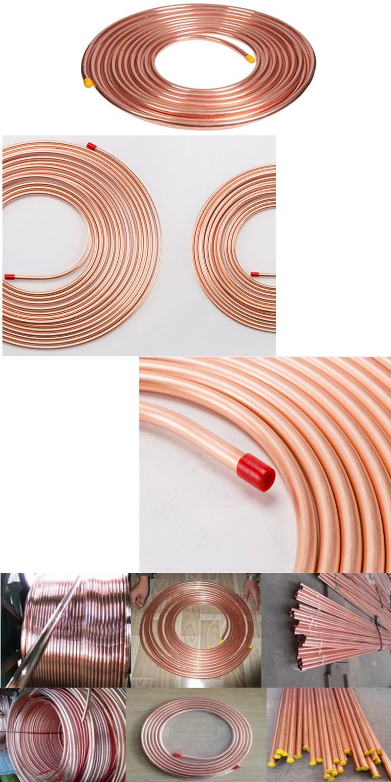 Supplier of Type K, Type L, Type M Straight Copper Pipe