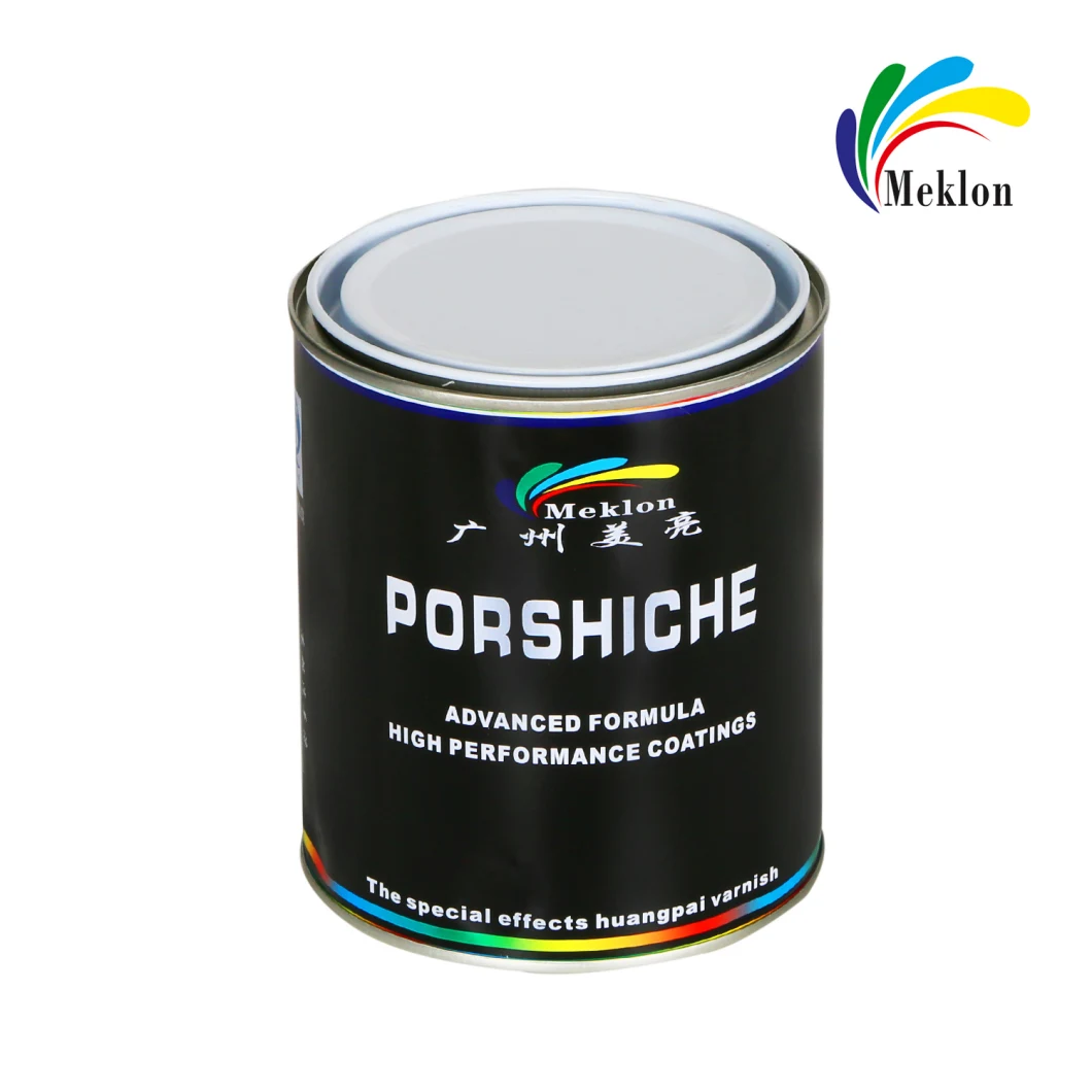 Meklon Auto Base Paint Spray Coating Porshiche 2K Paint P-203 Through Black High Blackness Paint