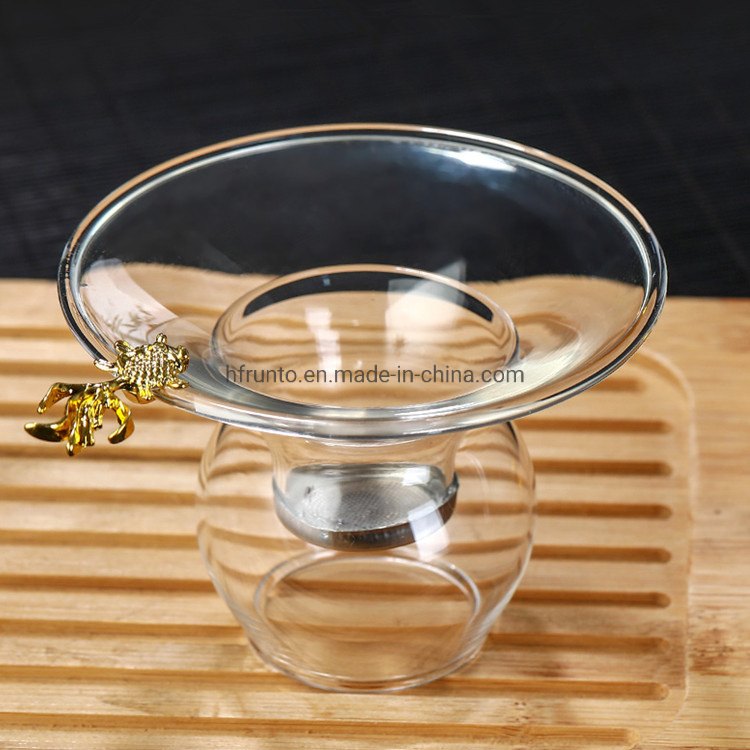 Glassware Wholesale Tea Pot Accessory High Boroslicate Glass Tea Strainer