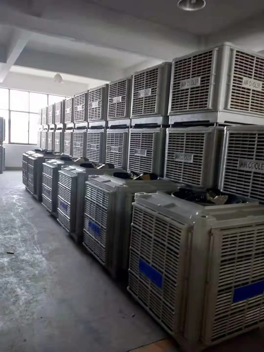 Industrial Air Cooler with Water Air Cooling System Evaporative Air Cooler
