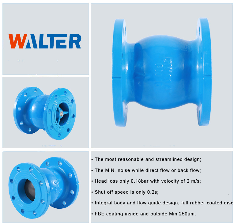 One-Way Flow Control Silent Check Valve