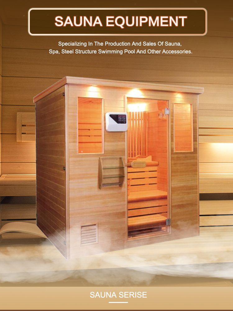 Big Steam Sauna Infrared Sauna and Steam Combined Room