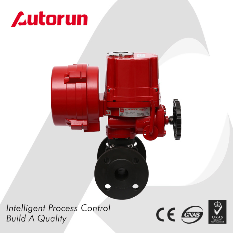Anti Explosion Electrical Actuated Flanged Ball Valve