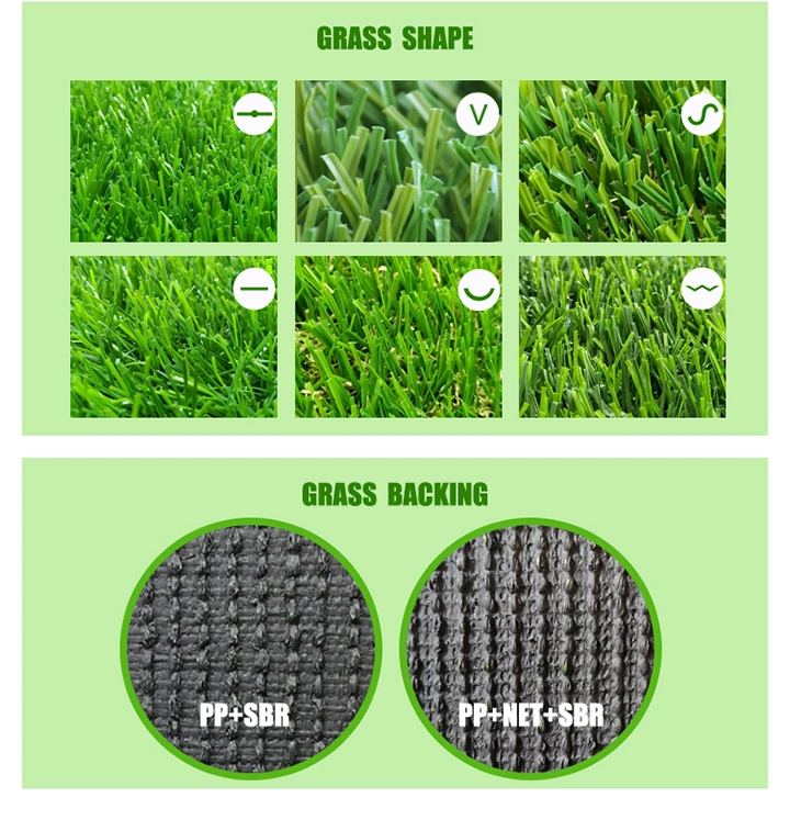 10mm/20mm/30mm/40mm/50mm Grass Height Environmentally Friendly Artificial Turf Grass for Football Field/ Golf Course/Park/ Sports Field
