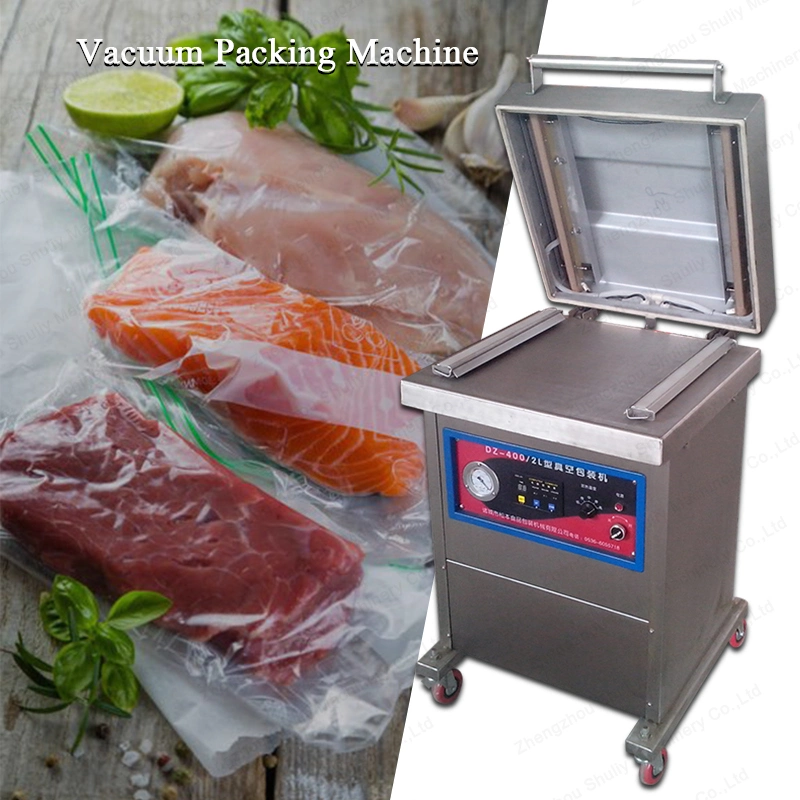 Single Chamber Vacuum Wrapping Thermoforming Machine Vacuum Packing Machine for Food Commercial