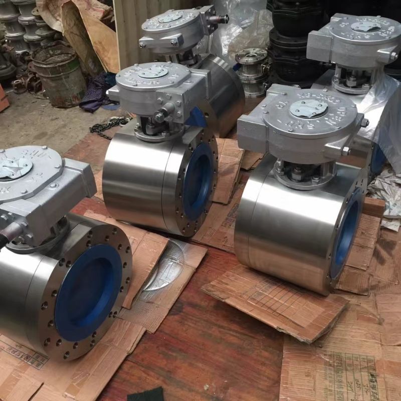 API6d/API607 Fire Proof 3PC Forged Steel Flanged End Ball Valve