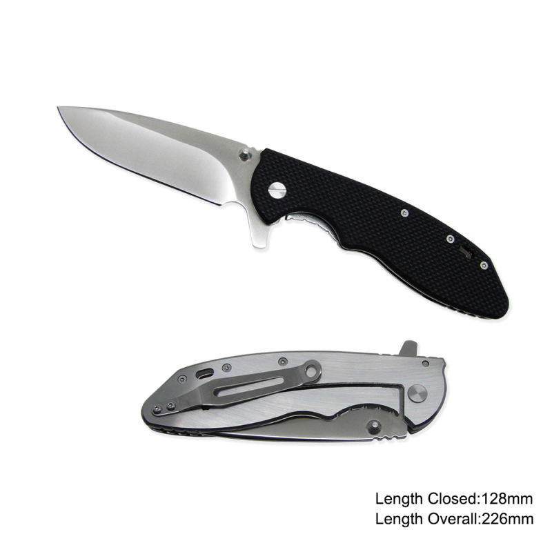 Folding Pocket Knife with Sharp Straight Edge (#3664-918)