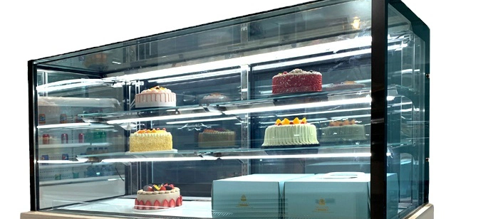 Smeta High-End Refrigerated Display Showcase Cake Bakery Cooler