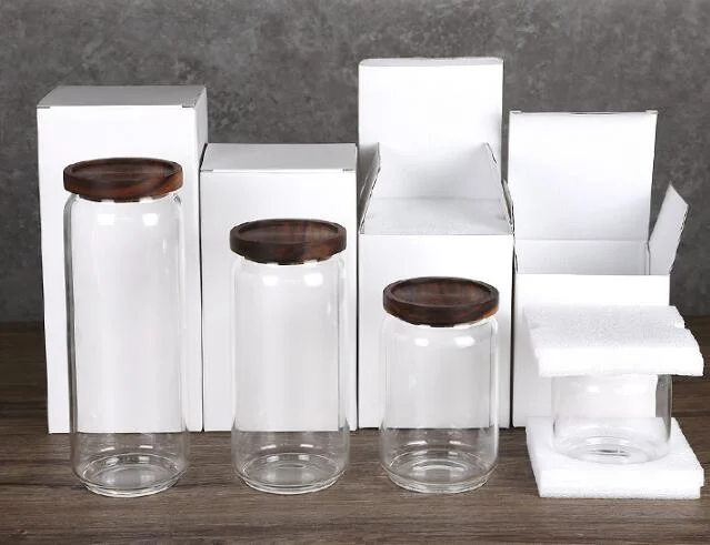 Glass Jar Manufacturer Storage Nuts Jar Glass Container Glass Kitchenware Jar