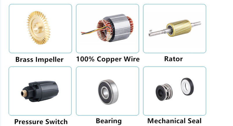 Copper Wire Self-Priming Centrifugal Water Pump with Control Valve