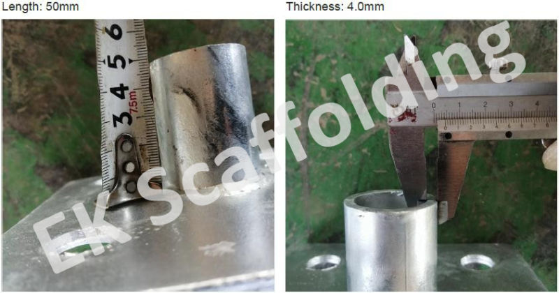 En74 Building Scaffolding Galvanized Scaffold Steel Base Plate