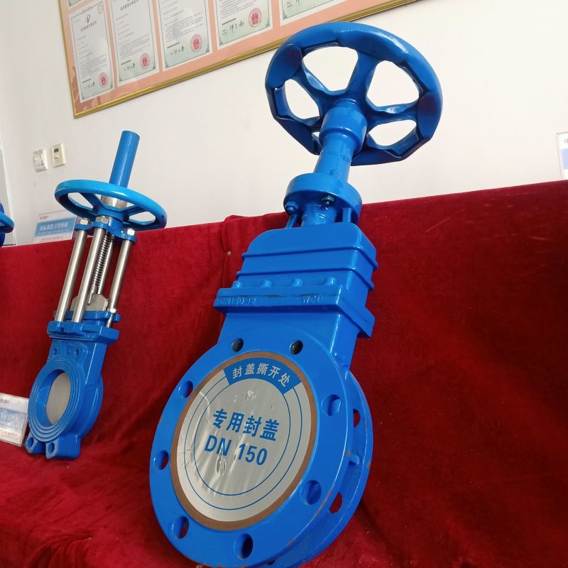 Sluice Valve Bonnet Knife Gate Valve with Hand Wheel