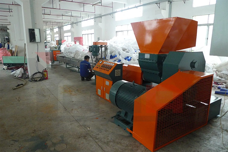 Waste Expandable Polyethylene EPE Foam Sheet Recycling Pelletizing Granulating Machine