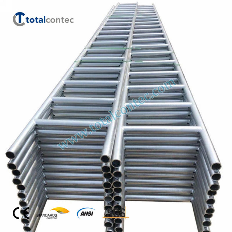 Galvanized/Painting Scaffolding Ladder Beams for Tube and Clamps System