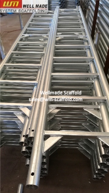 Galvanized Steel Scaffold Ladder for Layher Ringlock Scaffolding