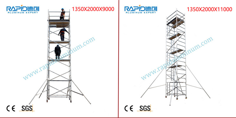 Ringlock Scaffold Mobile Tower Frame System Aluminum Scaffolding Price