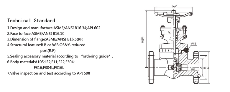 API 602 A105 Forged Steel Gate Valve Class 800lb 1500lb 2500lb Cameron Ball Valves Nibco Gate Valve Trunnion Valve Well Pump Check Valve