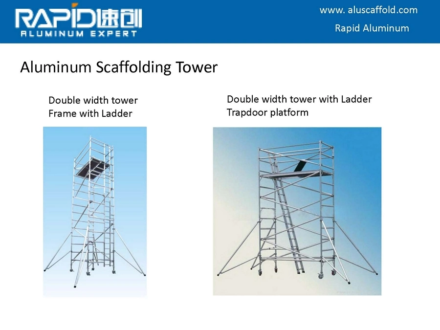 Steel Mobile Construction Building Swing Stage Aluminium Price Frame System Tower Scaffold