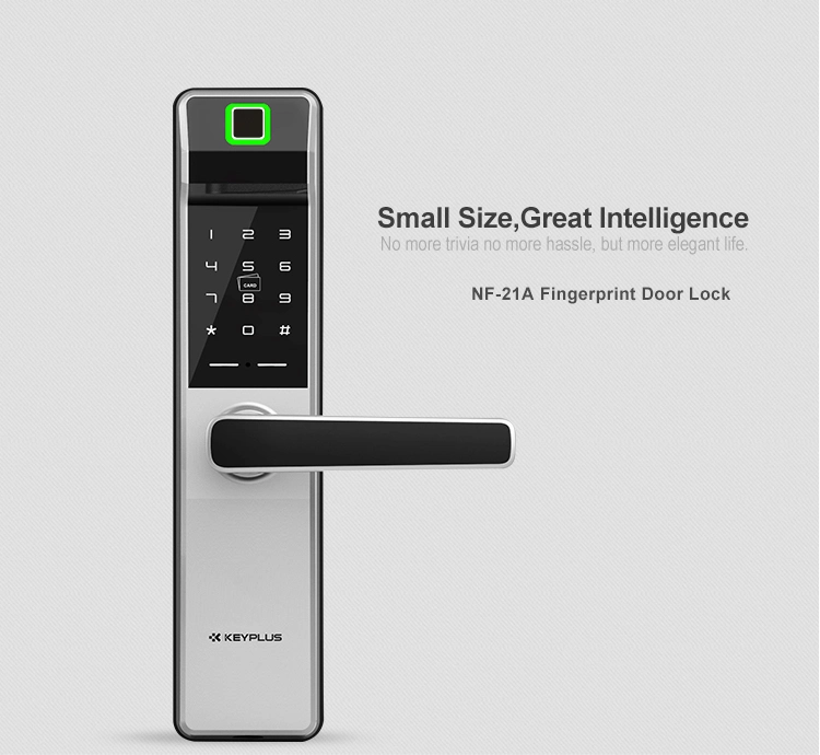 2020 Smart Home Entry Door Lock Biometric with Card Door Lock Electronic Intelligent Fingerprint Door Lock
