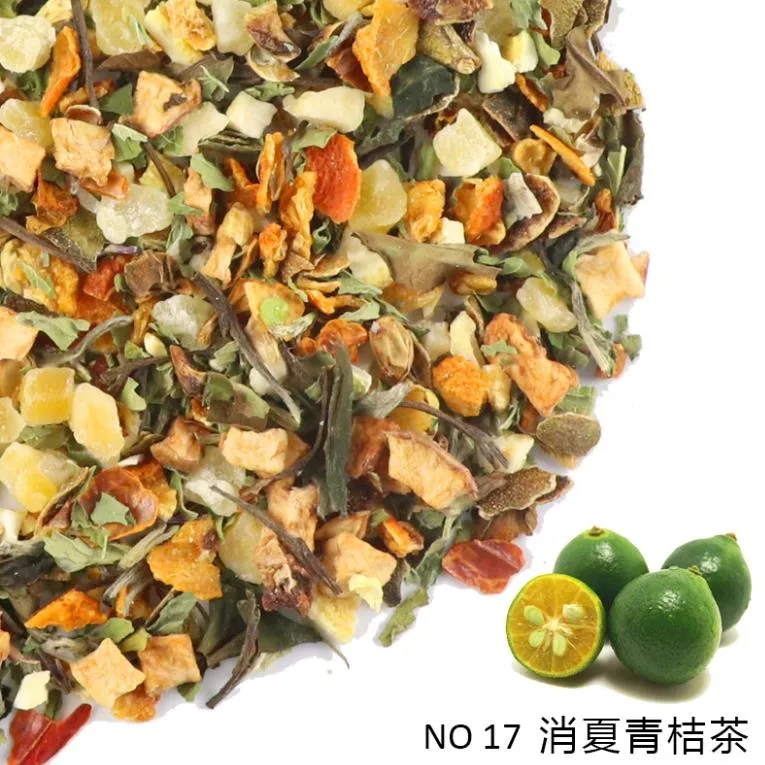 Green Orange and Mango Tea Fruit Tea Flavor Tea