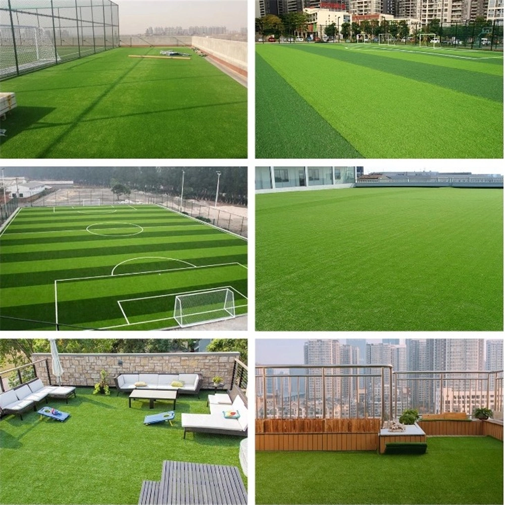 60mm Thickness Natural Artificial Grass Mat for Garden